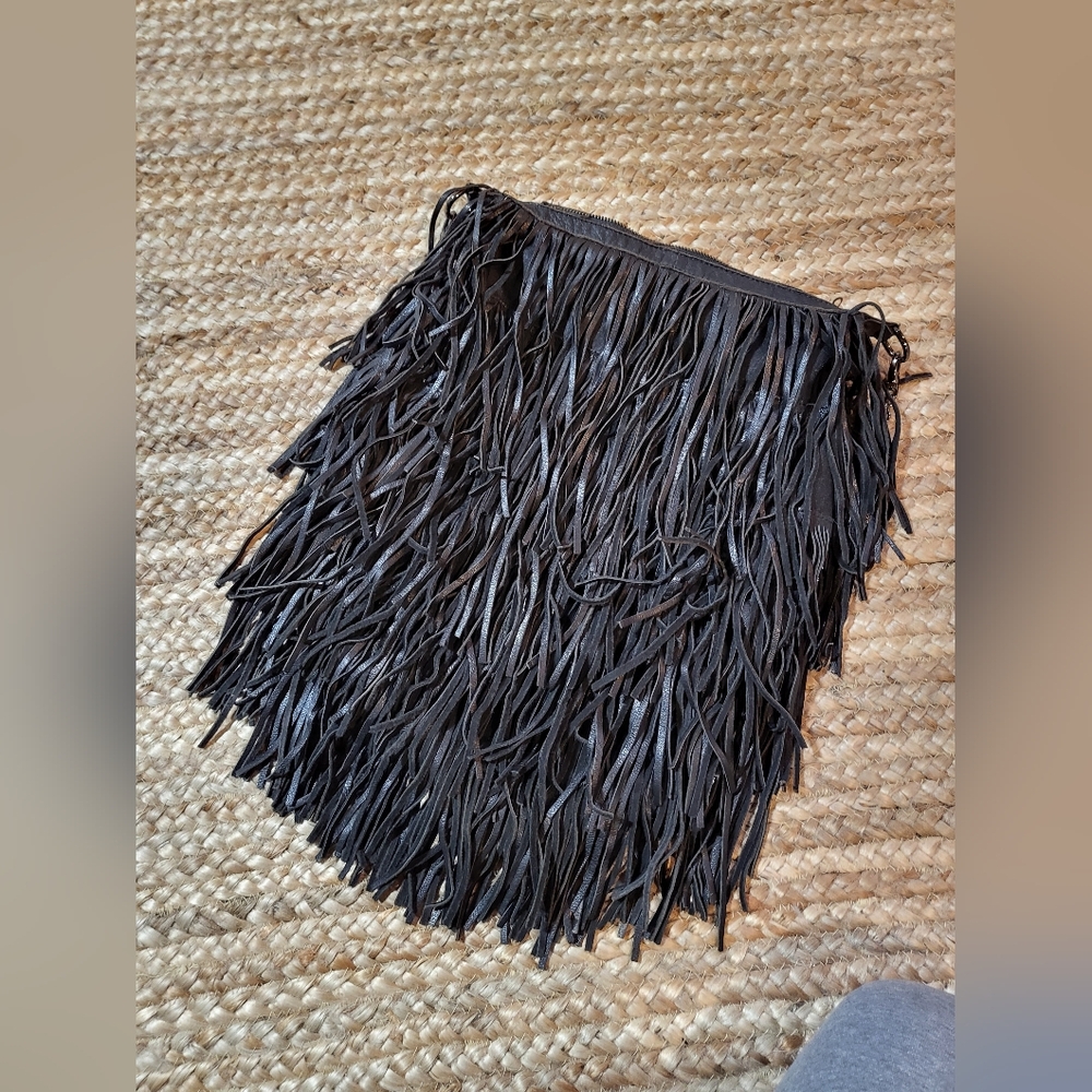 Leather Fringe bag